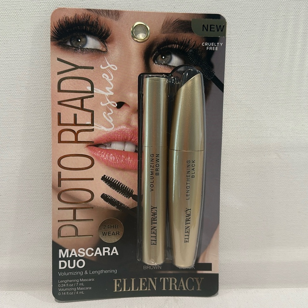 Ellen Tracy Photo Ready Mascara Duo for Voluminizing and Lengthening.